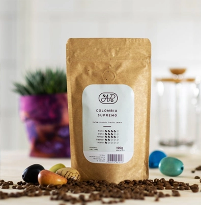 Supremo Kolumbie 250g zrnková káva 100% Arabika