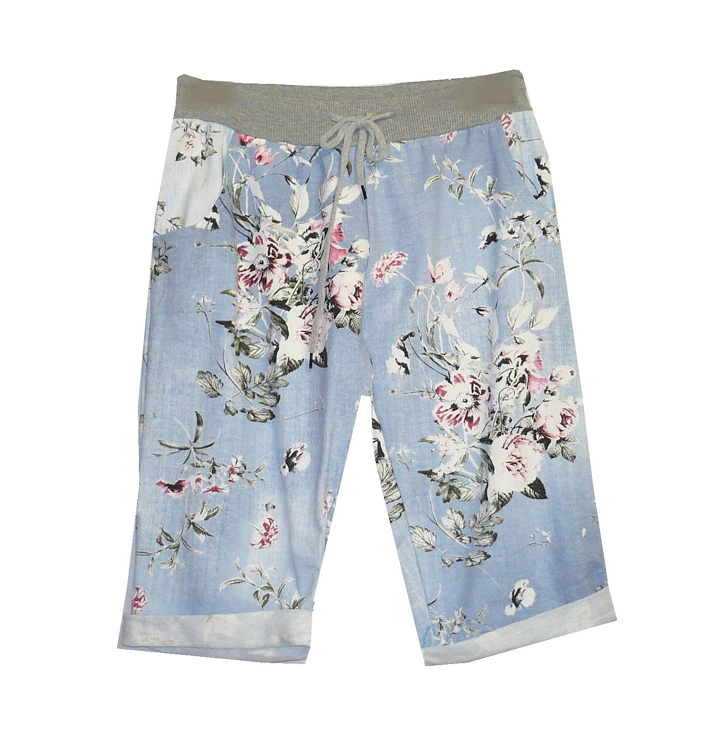 Dámské elegantní 3/4 tepláky vel.UNI-M/L