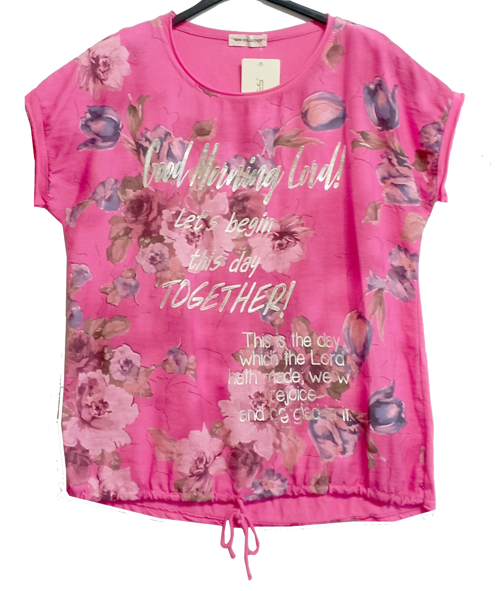 Dámská letní tunika květ vel.UNI (XL/XXL)