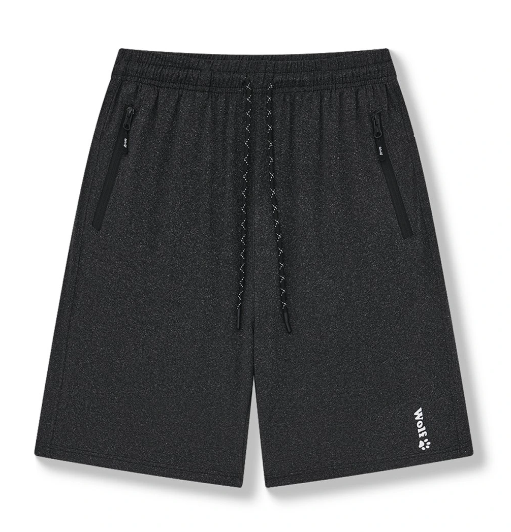 Pánské funkční kraťasy - Wolf T2546, černá / melír vel.XL