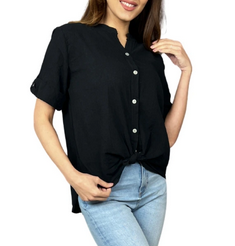 Dámská lehká košile ITALY černá vel.UNI (L/XL)