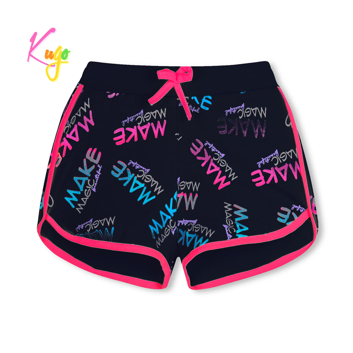 Dětksé kraťasy KUGO SD0387 tmavě modré vel.140
