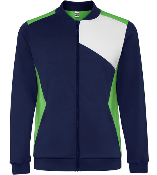 Pánská sportovní mikina ROLY Green/navy blue vel.M