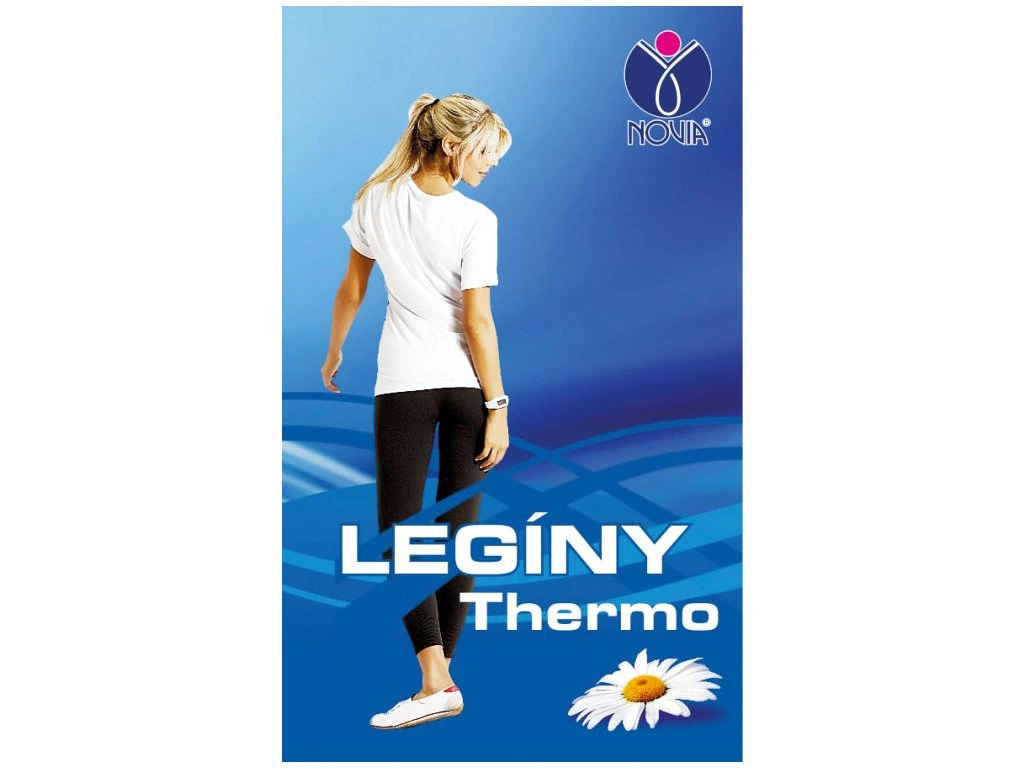 Dámské thermo legíny NOVIA černé vel.L,XL,XXL