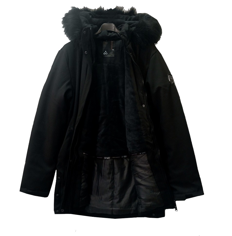 Dámská zimní bunda/kabát černý vel.XL,XXL