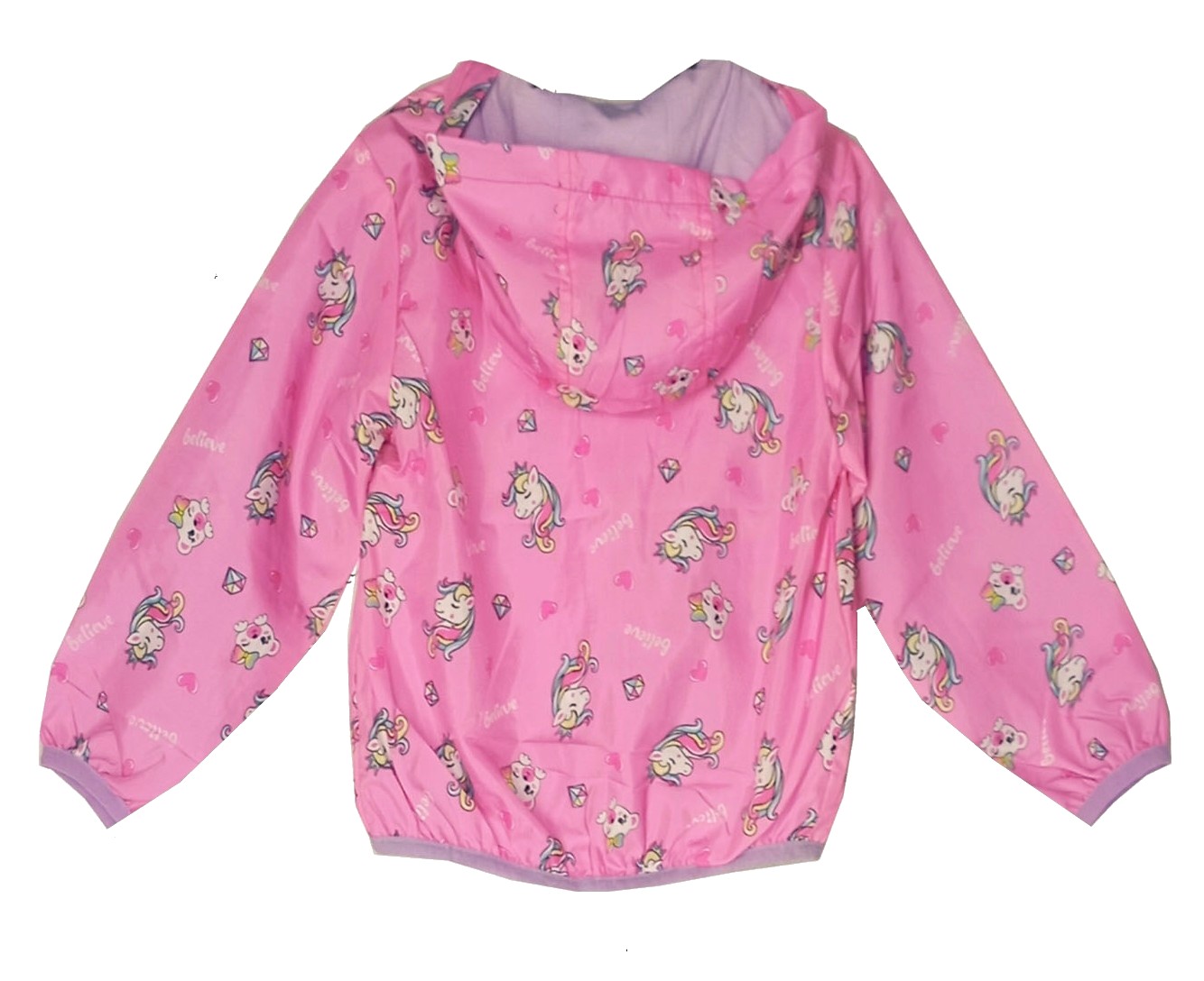 Dětaká jarní/letní šusťáková bunda KUGO růžová vel.104