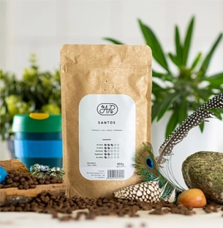 Santos Brazílie 250g zrnková káva 100% Arabika