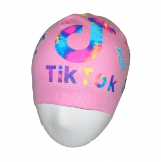 Dětská bavlněná jarní čepice Tik Tok vel.48-50