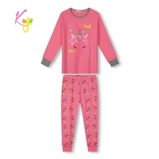 Dětské pyžamo KUGO MP1757 růžové vel.104
