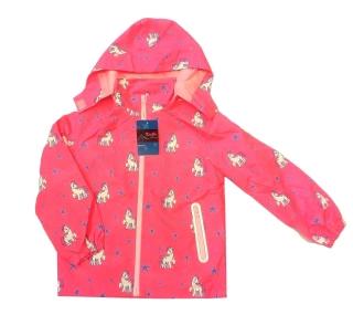 Dětská jarní outdoorová bunda KUGO B2870 kůň vel.98