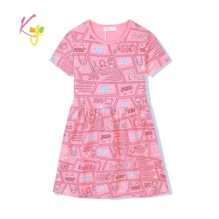 Dětské šaty KUGO SH3517S růžové vel.98,104,110,116,122
