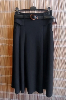 Dámská elegantní sukně italská móda černá vel.UNI(M/L)