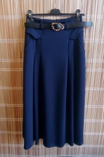 Dámská elegantní sukně italská móda modrá vel.UNI(M/L)