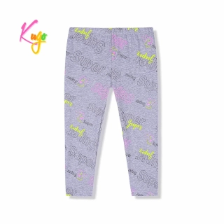 Dětské 3/4 legíny KUGO FV6732 šedé vel.122,128,134,140,146