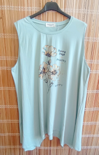 Dámská volná tunika/krátké šaty modré vel.UNI (XL/XXL,XXL/XXXL)