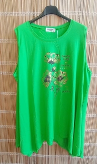 Dámská volná tunika/krátké šaty zelené vel.UNI (XL/XXL)
