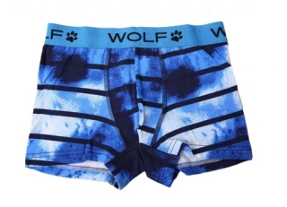 Dětské boxerky WOLF L2281B modré+pruh vel.110/116,122/128