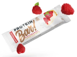 Proteinová tyčinka Nutrend BAR raspberry cheesecake 55g