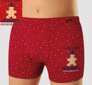 Pánské boxerky Andrie PS5948 ČERVENÉ vel.L,XL,XXL