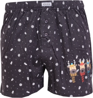 Pánské trenky Andrie PS5911 TMAVĚ ŠEDÉ vel.M,XL,XXL