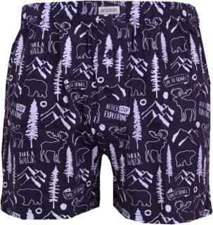 Pánské trenky Andrie PS5929 ŠEDOMODRÉ vel.XXL