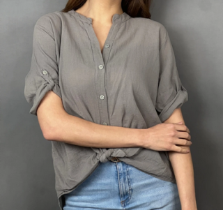 Dámská lehká košile ITALY šedá vel.UNI (L/XL)