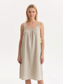 Dámské letní šaty béžové vel.UNI(XL/XXL)