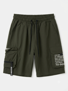 Pánské sportovní kraťasy LK50022H tmavě zelená vel.L,XL,XXXL