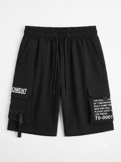 Pánské sportovní kraťasy LK50022H černé vel.M,L