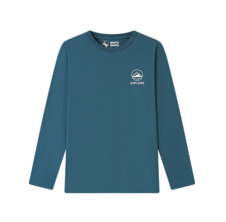 Pánské bavlněné tričko - Wolf & Wolfie S2672, šedomodrá vel.M,L,XL,XXL,XXXL