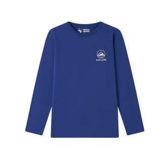 Pánské bavlněné tričko - Wolf & Wolfie S2672, modrá vel.L,XL,XXL,XXXL